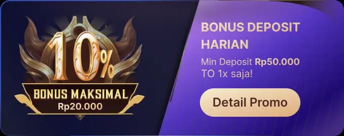 2# BONUS DEPOSIT HARIAN – TO 1X!